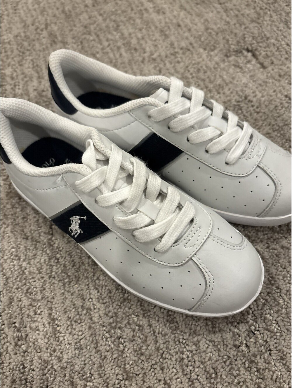 Polo Ralph Lauren Boys' Polo Court Vulc Sneakers (Youth) Size 13 New